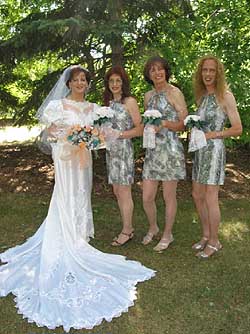 The Bride and her Bride's Maids